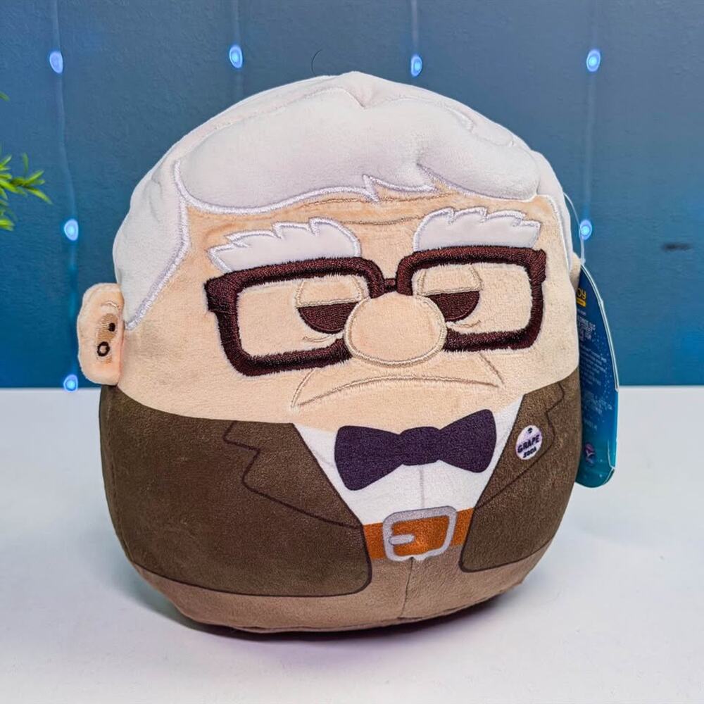 Squishmallows Disney Pixar Up Carl Fredricksen 8” Plush w/ Tag